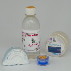 Pack Nila bleue & eau de rose naturelle